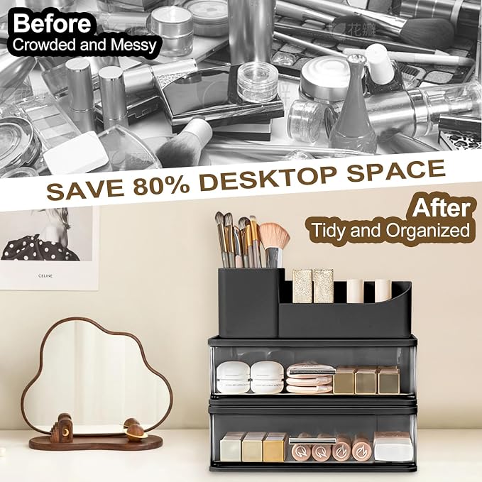 DASITON Makeup Organizer for Vanity - Image 3