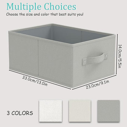 Storage Bins, 3 Pack Foldable Cloth Basket, Cube Organizer - Image 3