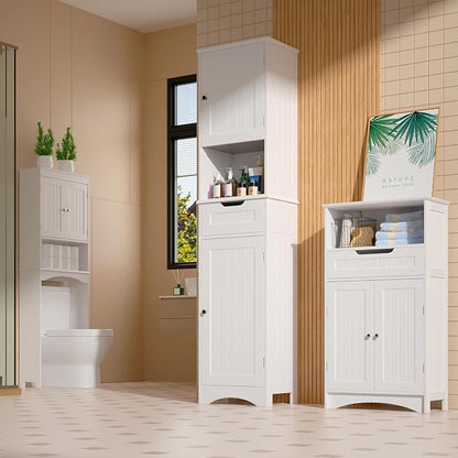 Gizoon 67” H Tall Bathroom Storage Cabinet, Narrow Storage Cabinet, Living Room - Image 11