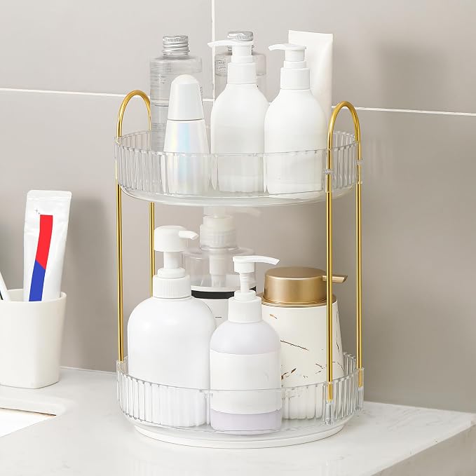 YCIA&DONE 360 Rotating Makeup Organizer and Storage - Image 7