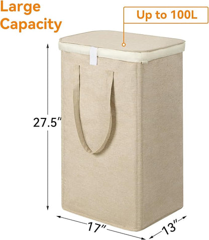 WOWLIVE 100L Laundry Hamper - Image 3