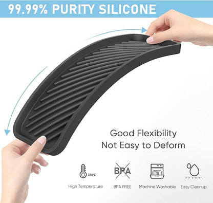 EG-SIPRO Silicone Sponge Holder, Kitchen Sink Organizer Tray Kitchen Soap Tray - Image 3