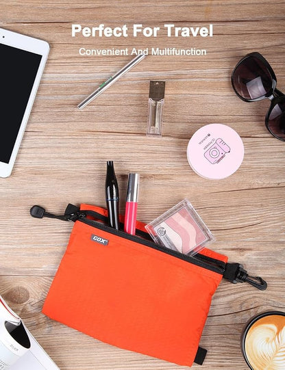 GOX Travel Toiletry Bag, Carry On Small Zipper Pouch, Cosmetic Kit Makeup - Image 6