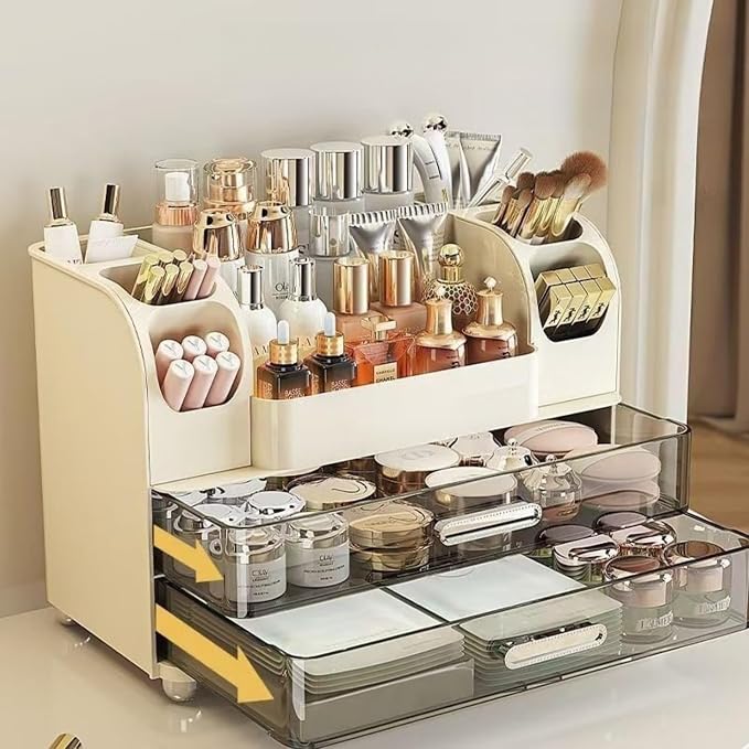Makeup Organizer with Drawers for Vanity, Bathroom Countertop Organizer with - Image 5