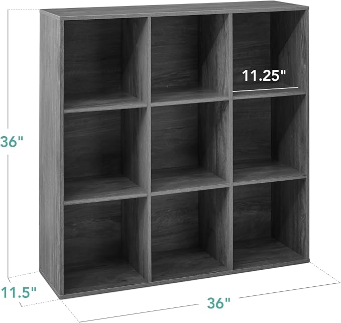 Best Choice Products 9-Cube Storage Organizer, 11in Shelf Opening, Display Shelf - Image 2