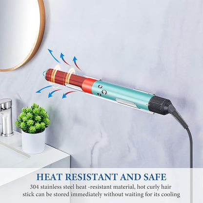 2 PCS Wall Mount Curling Iron Holder and Hair Tool Organizer - Image 8