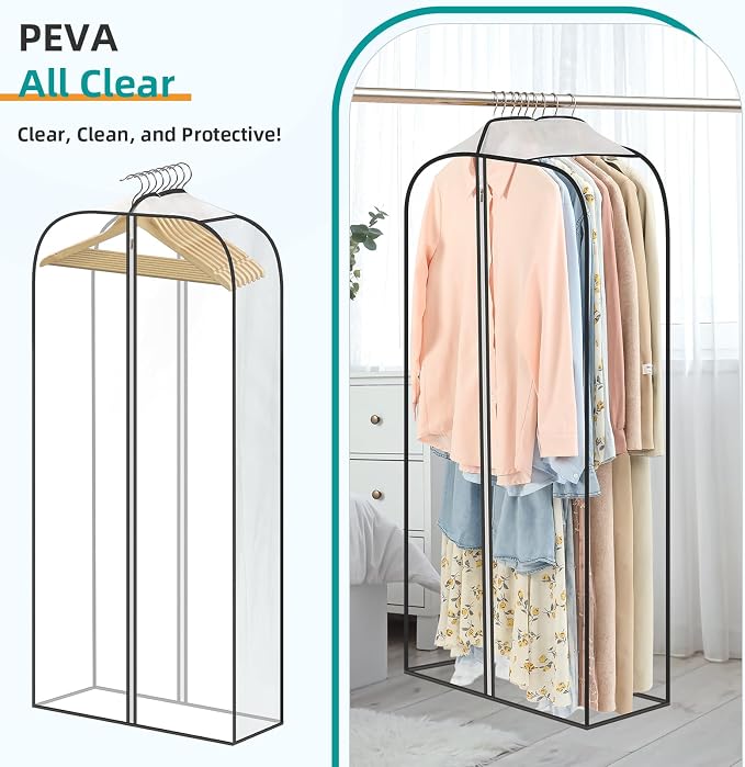 LANDNEOO 6 Pack Clear Garment Bags - Image 3