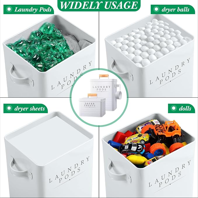 Yaocom 2 Pcs Laundry Pod Container - Image 7