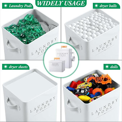 Yaocom 2 Pcs Laundry Pod Container - Image 7