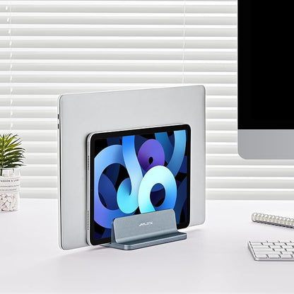 JARLINK Vertical Laptop Stand, Aluminum Laptop Holder Desktop Stand - Image 8