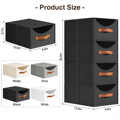 Homsorout Stackable Storage Drawers - Image 3