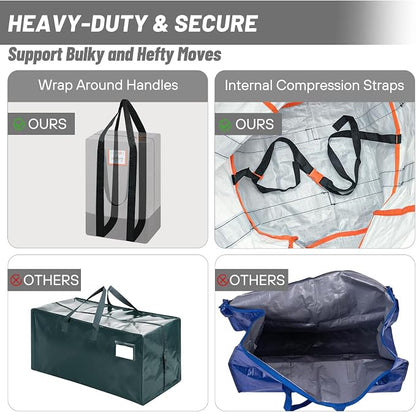 4 Pack Moving Bags Heavy Duty, Storage Bags - Image 3