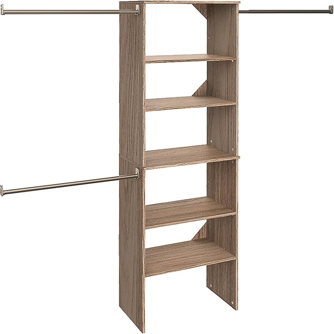 ClosetMaid SuiteSymphony Wood Closet Organizer Starter Kit by Unknown