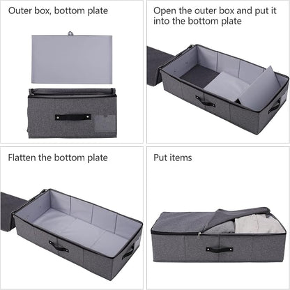 Omygarden 2PCS Foldable Under Bed Storage Box - Image 9