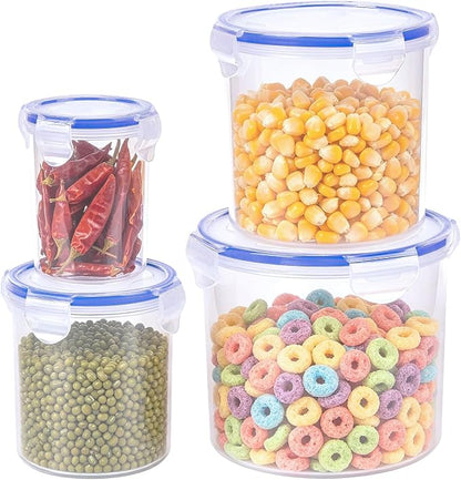 KIGI Food Storage Containers, Sugar & Pantry Dry Food, 8 Piece Set, 1.35Cup by KIGI