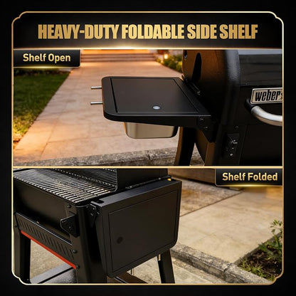 QuliMetal Grill Side Table for Weber Searwood 600/600XL and Smoque/Smoque XL - Image 4