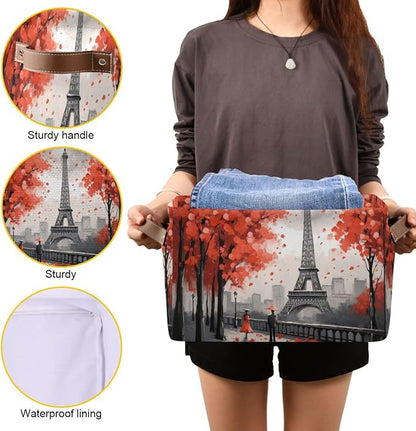 Eiffel Tower Foldable Storage Basket - Image 7