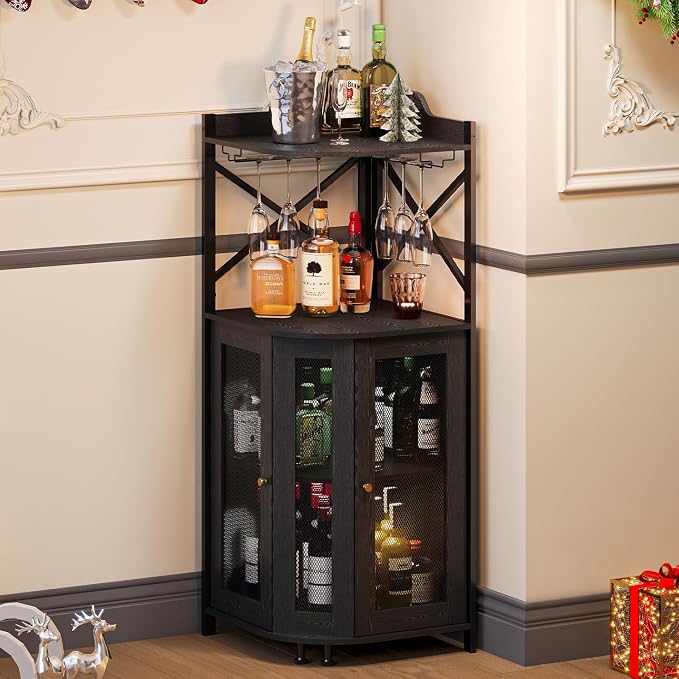 JKsmart Corner Bar Cabinet by JKsmart