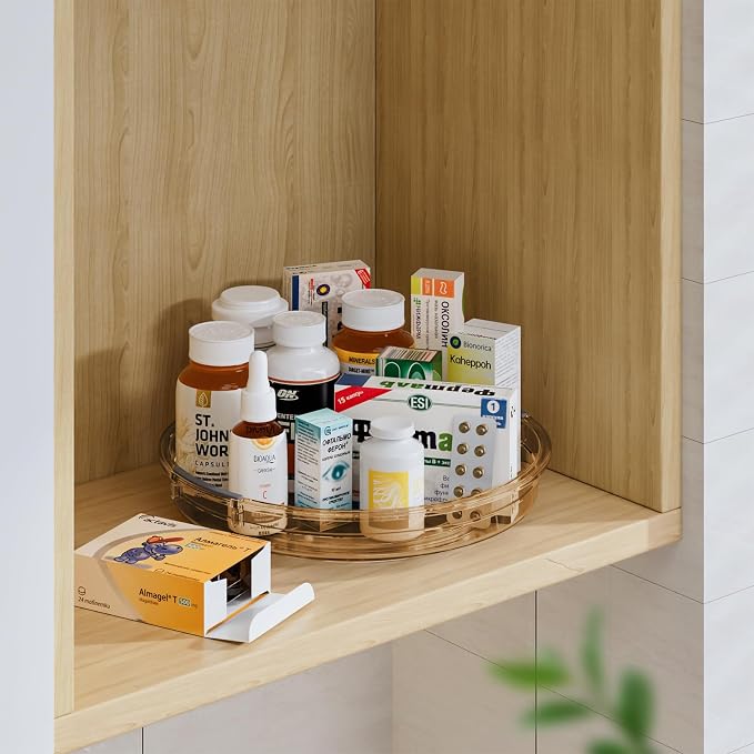 LAMU 4 Pack Lazy Susan Organizer, Lazy Susan Turntable - Image 4