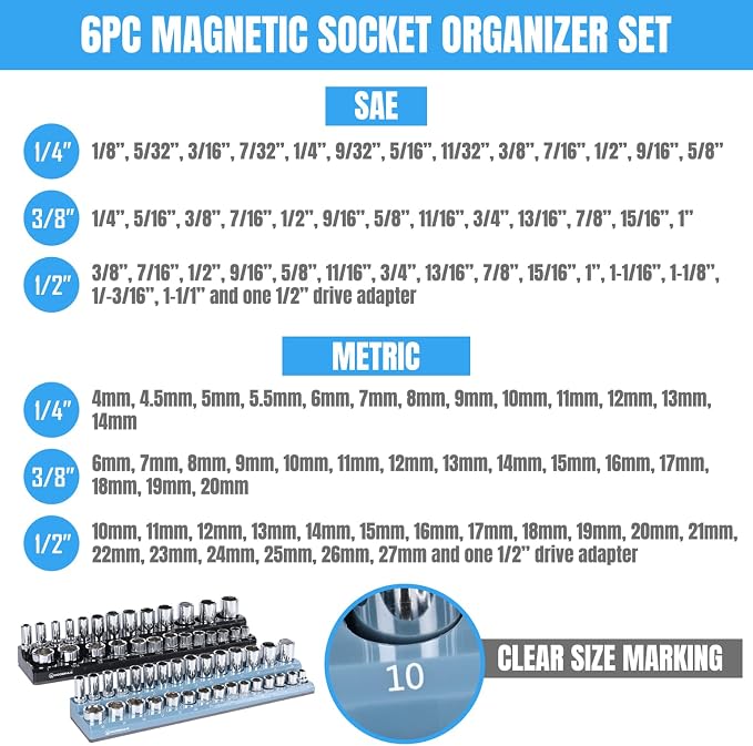 Magnetic Socket Organizer - Image 3