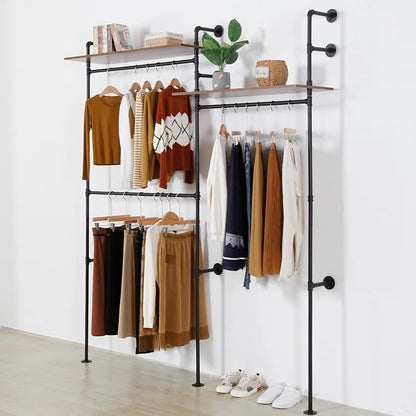 Industrial Pipe Clothing Rack - Image 2