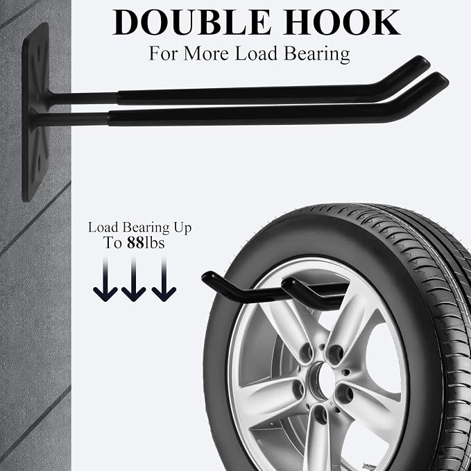 Steel Garage Storage Hooks Wall Tool Organizer, 14 Inch Garage Hook Heavy Duty - Image 4