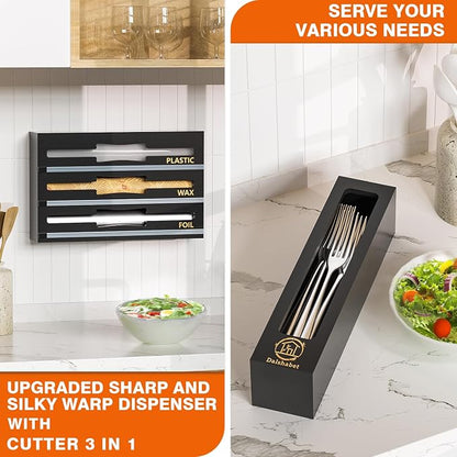 DALSHABET 9 IN1 Bamboo Storage Bag Drawer Organizer - Image 7