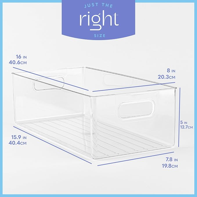 primebox Plastic Food Storage Clear Container Bin - Image 3