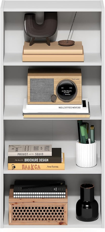 Furinno Basic Book Shelf, 4-Tier Bookcase - Image 4