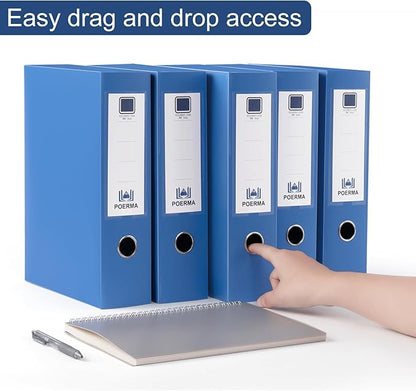 Storage File Boxes A4, Document File Folder Organizer Storage Filing Box - Image 5