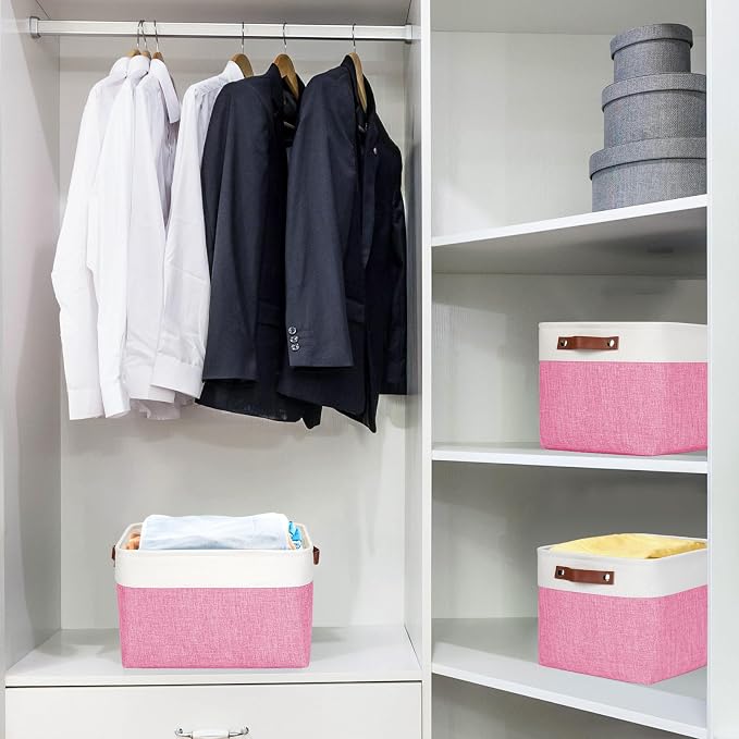 Storage Bins Large Fabric Storage Baskets - Image 2