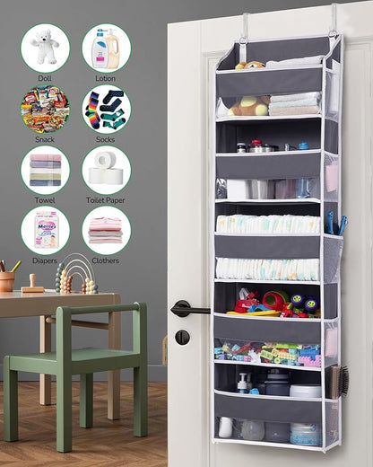 ULG 2 Pack 5-tier Over the Door Organizer Dark Gray - Image 6