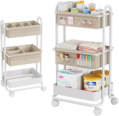 Modanais Baby Diaper Caddy Organizer Cart by HomeOrganizersandStorage