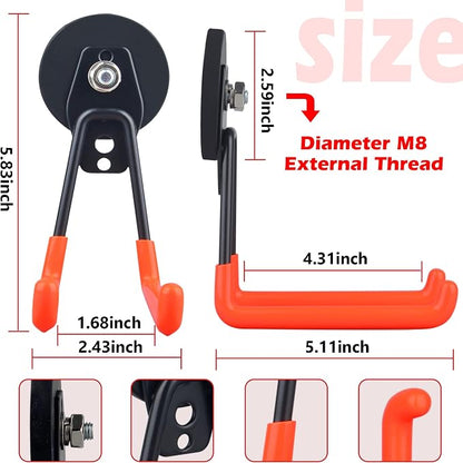 ULIBERMAGNET Magnetic Power Tool Organizer, Cordless Drill Garage Hook Heavy - Image 4
