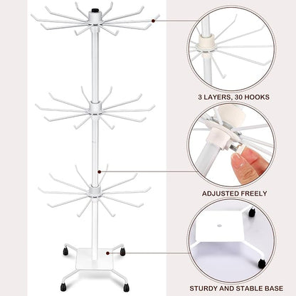 BBTO 2 Pcs Rotating Display Stand Jewelry Display Rack - Image 4