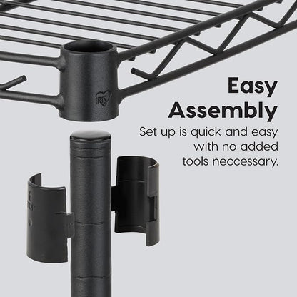IRIS USA, Inc. 4-Tier Adjustable Heavy Duty Steel Storage Rack - Image 9