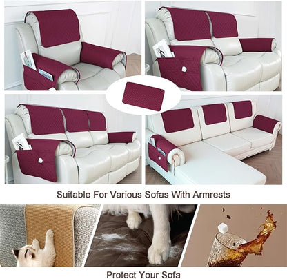 Waterproof Sofa Armrest Cover Headrest Cover - Image 7