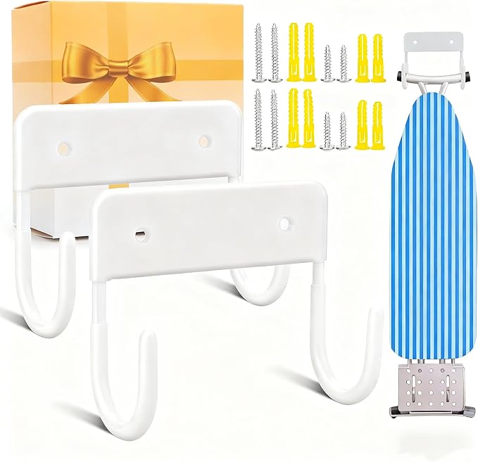 Ironing Board Holder Wall Mount, 5-Inch Wall Mount Ironing Board Hanger by Unknown