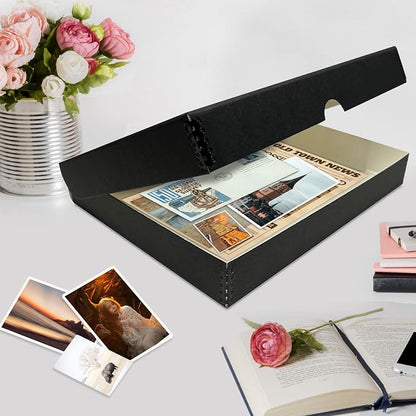 Lineco Clamshell Archival Storage Box, 9.5x12.5x1.75 Inch, Organize and Store - Image 7