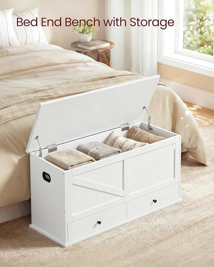 VASAGLE Storage Chest, Storage Bench - Image 4