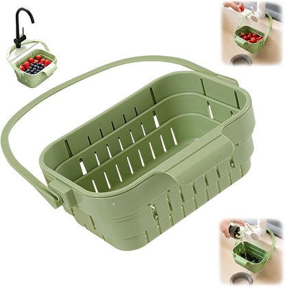 Foldable Hanging Sink Drain Basket, Kitchen Strainer Basket | Foldable hanging by Unknown