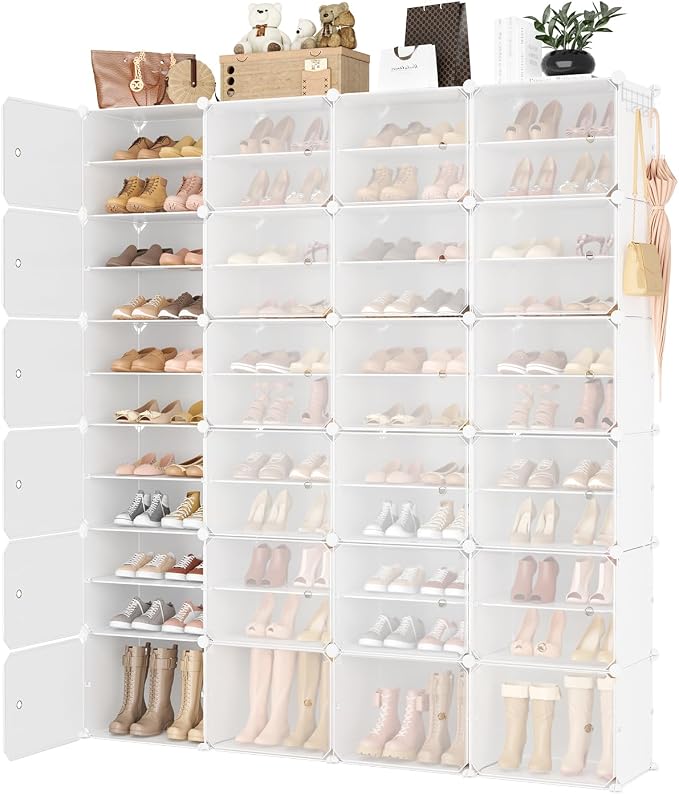 Portable Shoe Rack Organizer by WEXCISEforTidyingHouse