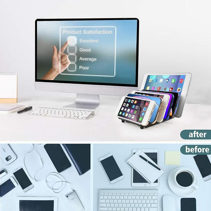 Adjustable Universal Multi Device Organizer Dock Stand Holder, Tablet Cell - Image 3