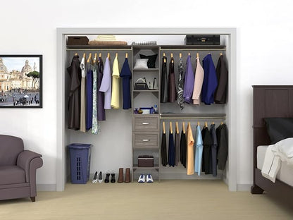ClosetMaid SuiteSymphony Wood Closet Organizer Starter Kit - Image 9