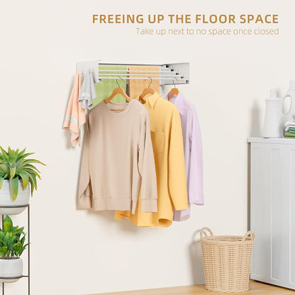 ZMBESUP Upgrade Small Wall Mounted Drying Rack - Image 8