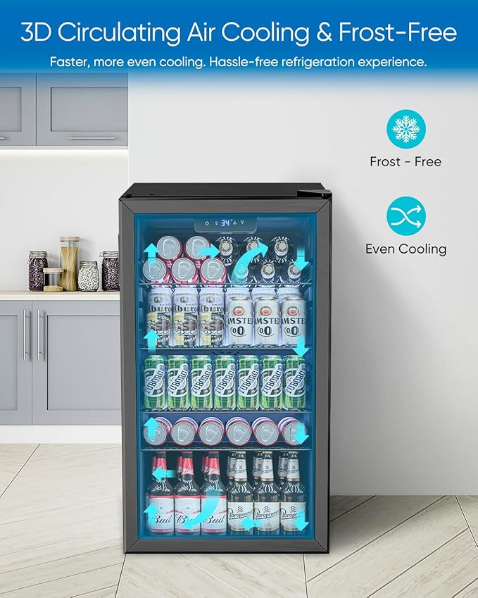 Beverage Refrigerator and Cooler - Image 4