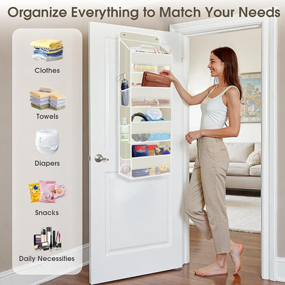 2 Pack Over The Door Organizer, Hanging Storage Organizer - Image 6
