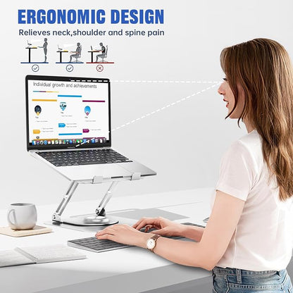 Laptop Stand for Desk, Adjustable Computer Stand - Image 7