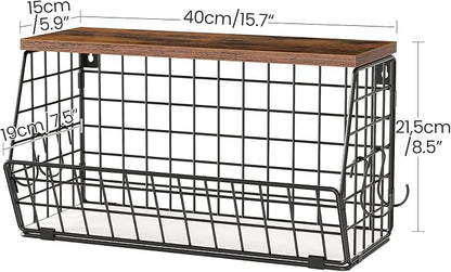 2-Tier Fruit Basket for Kitchen, Stackable wire basket - Image 6