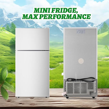 2.4 Cu.ft Mini Fridge with Top Freezer Apartment Size Dual Door Compact - Image 6